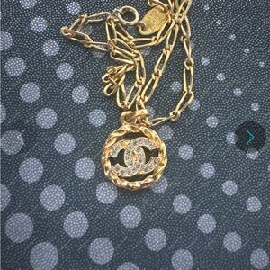 Authentic CHANEL Gold Over Silver Necklace